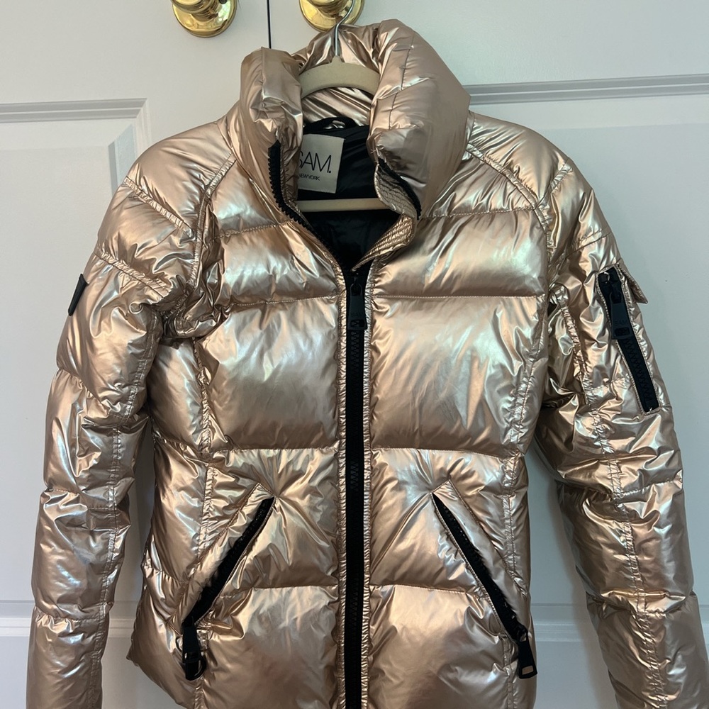 Gold SAM. Jacket size small